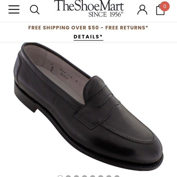 NEW with BOX Alden Loafer 9695 Black Size 10 D - $150 off retail